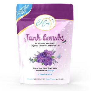 70g Tank Bomb Refills,  Drop In Toilet Bowl Freshener, 2 Count Pack- Lavender